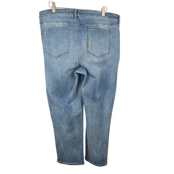 NYDJ Curves 360 Slim Straight Ankle Jean Size 16 Short - Picture 2 of 7